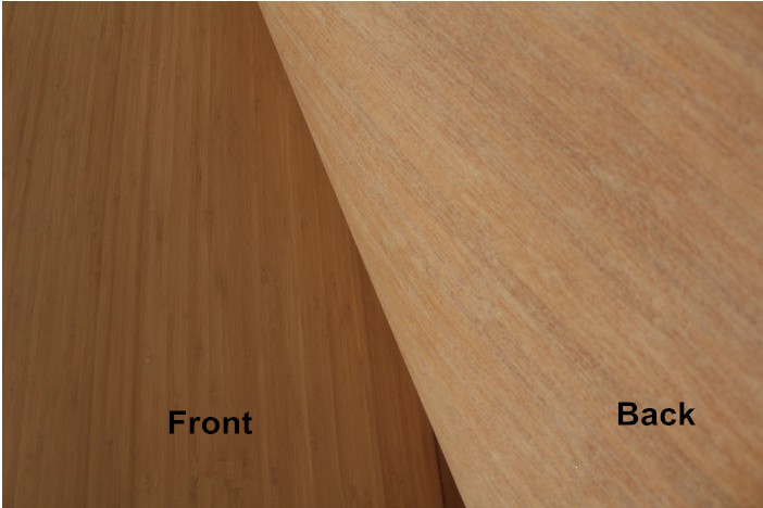 Carbonzied Thin Bamboo Veneer Sheets For Walls