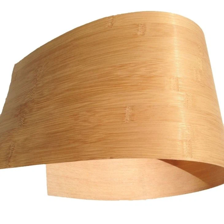Environment Protect Laminated Bamboo Pressed Thin Slice Veneer Wholesale